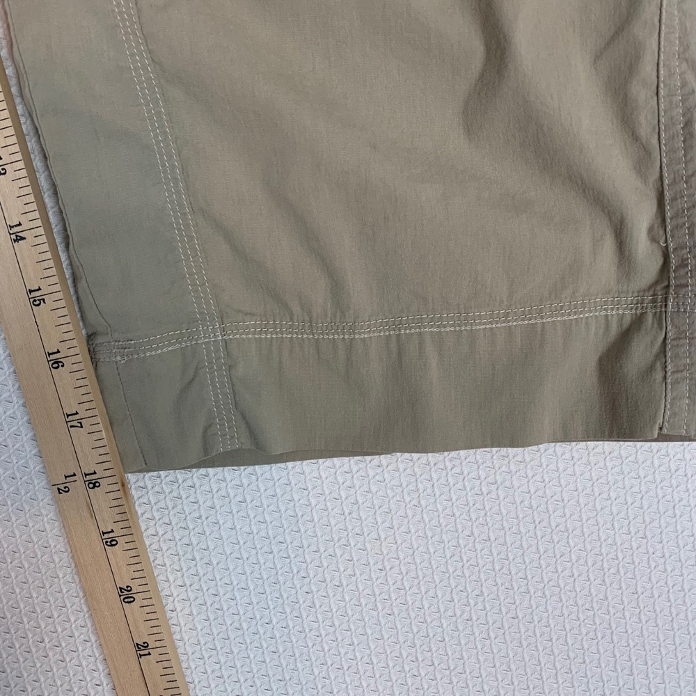 Kuhl Mova Khaki Tan Roll Up Cargo Hiking Pants Womens 14 Stretch Lightweight - Picture 10 of 14